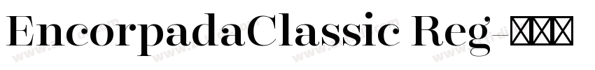 EncorpadaClassic Reg字体转换